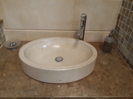Lavello in biancone a massello